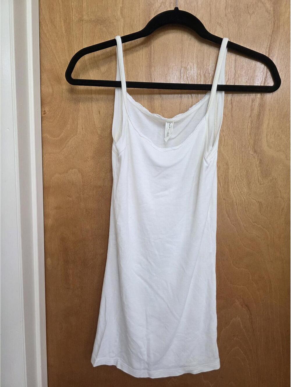 White Spaghetti Strap Tank Top Camisole nesh by dar